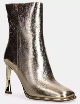 Кожаные ботильоны Kelsea MICHAEL Michael Kors, золотой
