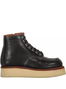 Кожаные ботильоны Kenzo, черный