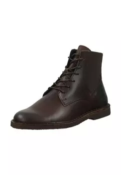 Кожаные ботильоны KicKers, темно-коричневый