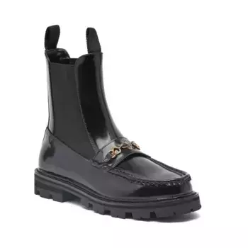 Кожаные ботильоны Kurt Geiger, черный