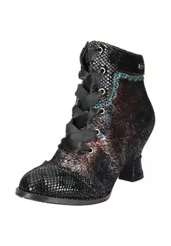 Кожаные ботильоны LAURA VITA, черный