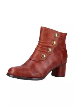 Кожаные ботильоны LAURA VITA, коричневый