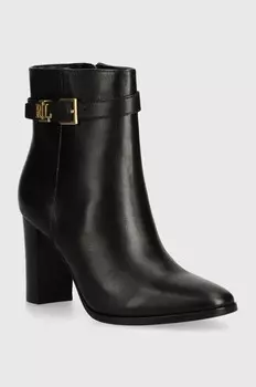 Кожаные ботильоны Lauren Ralph Lauren Bailey, черный