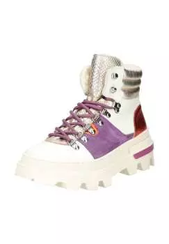 Кожаные ботильоны Lazamani, фиолетовый