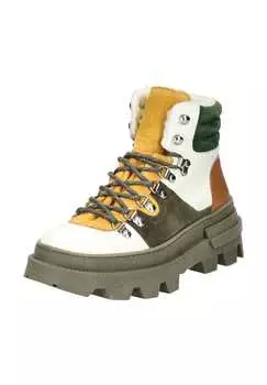 Кожаные ботильоны Lazamani, зеленый