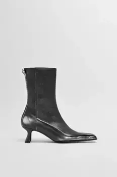 Кожаные ботильоны Lynette Miista, серый