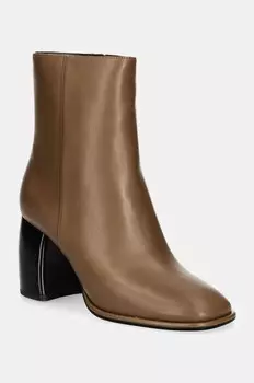 Кожаные ботильоны Maude Michael Michael Kors, бежевый