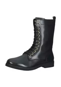 Кожаные ботильоны Mexx, черный