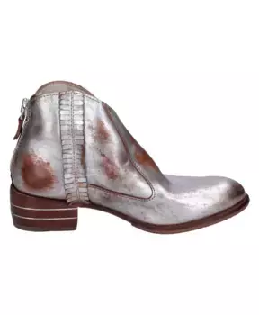 Кожаные ботильоны Moma, серый