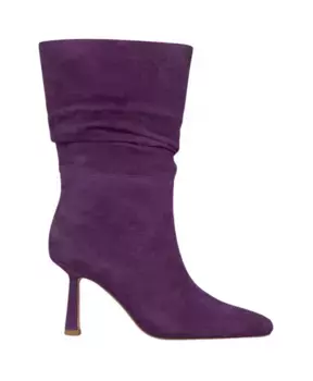 Кожаные ботильоны на каблуке Alma En Pena, фиолетовый