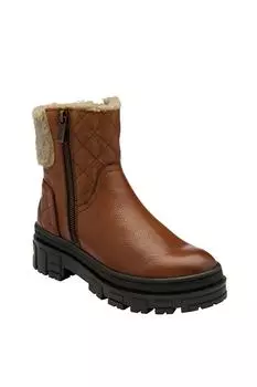 Кожаные ботильоны на молнии 'Lavigne' Lotus, коричневый