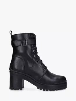 Кожаные ботильоны на шнуровке Carvela Comfort Secure, черные