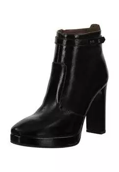 Кожаные ботильоны Nerogiardini, черный