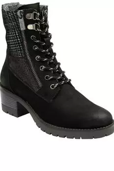 Кожаные ботильоны "Оклахома" Lotus, черный