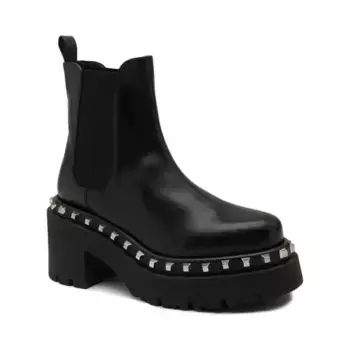 Кожаные ботильоны Patrizia Pepe, черный