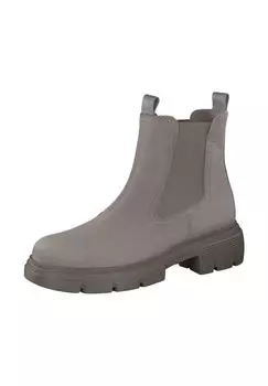 Кожаные ботильоны Paul green, серый