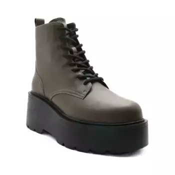 Кожаные ботильоны Pinko, зеленый