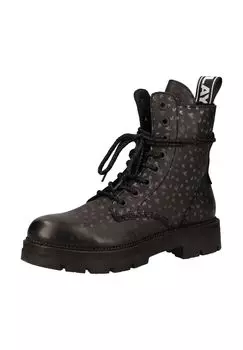 Кожаные ботильоны REPLAY, черный