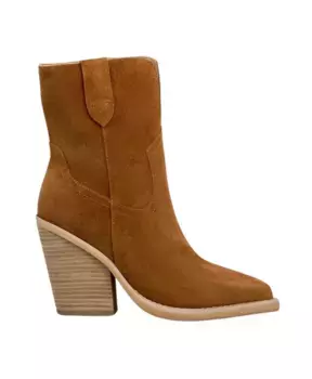 Кожаные ботильоны с боковой молнией Alma En Pena, коричневый