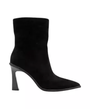 Кожаные ботильоны с острым носком Alma En Pena, черный