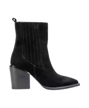 Кожаные ботильоны с острым носком Alma En Pena, черный