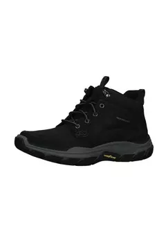 Кожаные ботильоны SKECHERS, черный