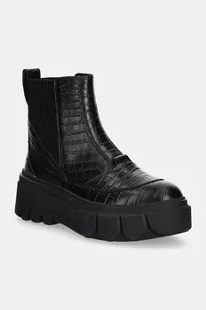 Кожаные ботильоны Sorel CARIBOU X BOOT CHELSEA W, черный
