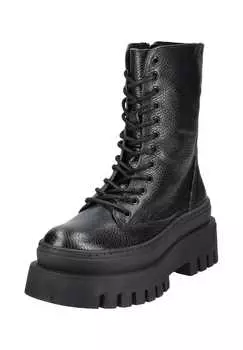 Кожаные ботильоны Steve Madden, черный