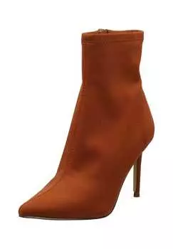 Кожаные ботильоны Steve Madden, цвет caramel