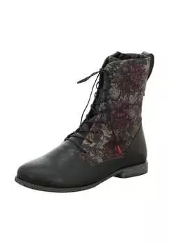 Кожаные ботильоны Think!, черный