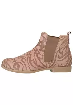 Кожаные ботильоны Think!, розовый