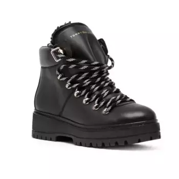 Кожаные ботильоны Tommy Hilfiger, черный