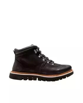 Кожаные ботильоны унисекс с кружевной застежкой Art, черный