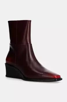 Кожаные ботильоны Vagabond Shoemakers AINO, гранатовый