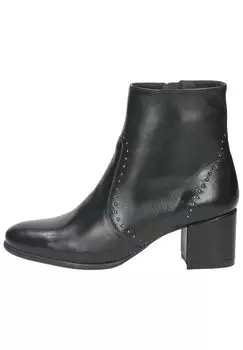 Кожаные ботильоны VENTURINI, черный