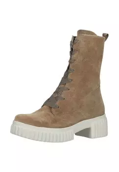 Кожаные ботильоны waldlufer, тауп