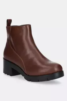 Кожаные ботильоны Wanda Camper, коричневый
