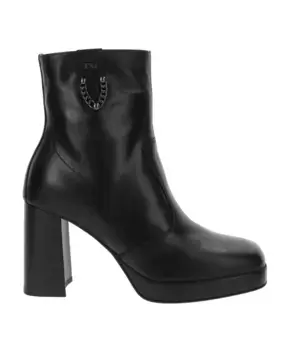 Кожаные ботильоны женские Nerogiardini, черный