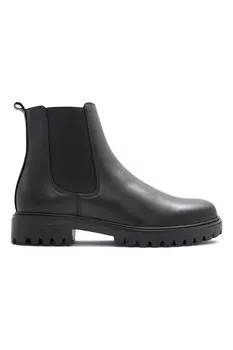 Кожаные ботинки Adalitlan Chelsea с текстилем Aldo, черный
