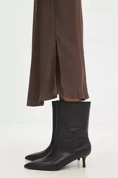 Кожаные ботинки Answear.Lab, черный