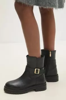 Кожаные ботинки Answear.Lab, черный