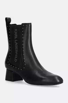Кожаные ботинки BONNIE Karl Lagerfeld, черный