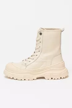 Кожаные ботинки Bronx, бежевый