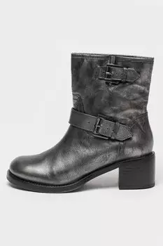 Кожаные ботинки Bronx, черный