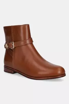 Кожаные ботинки Brooke Bt 0 Lauren Ralph Lauren, коричневый