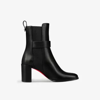 Кожаные ботинки челси 70 с логотипом cl Christian Louboutin, черный