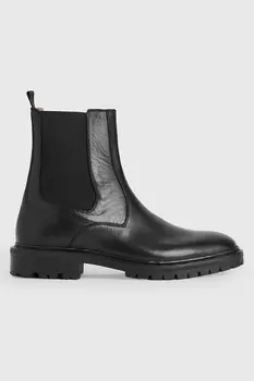 Кожаные ботинки челси Allsaints, черный