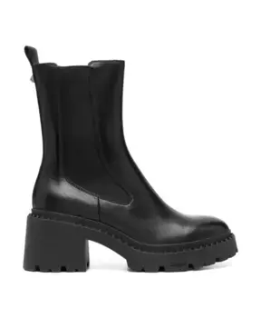 Кожаные ботинки челси Ash, черный