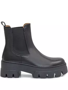 Кожаные ботинки челси ENNEQUADRO, черный