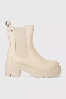 Кожаные ботинки челси Goe, бежевый